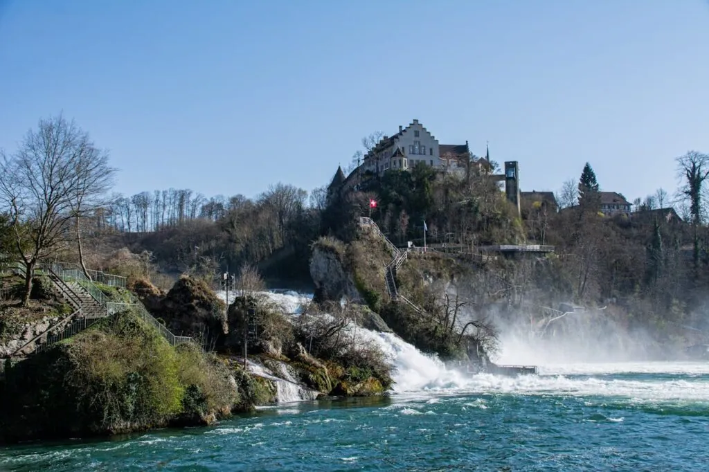 The Rhine Falls near Schaffhausen