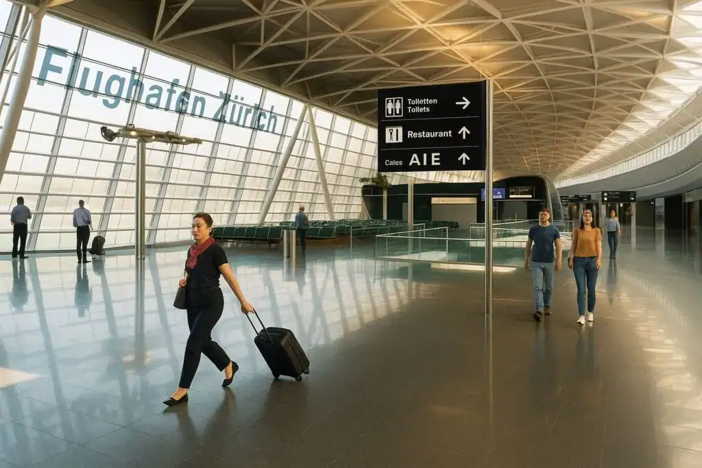 How big is zurich airport