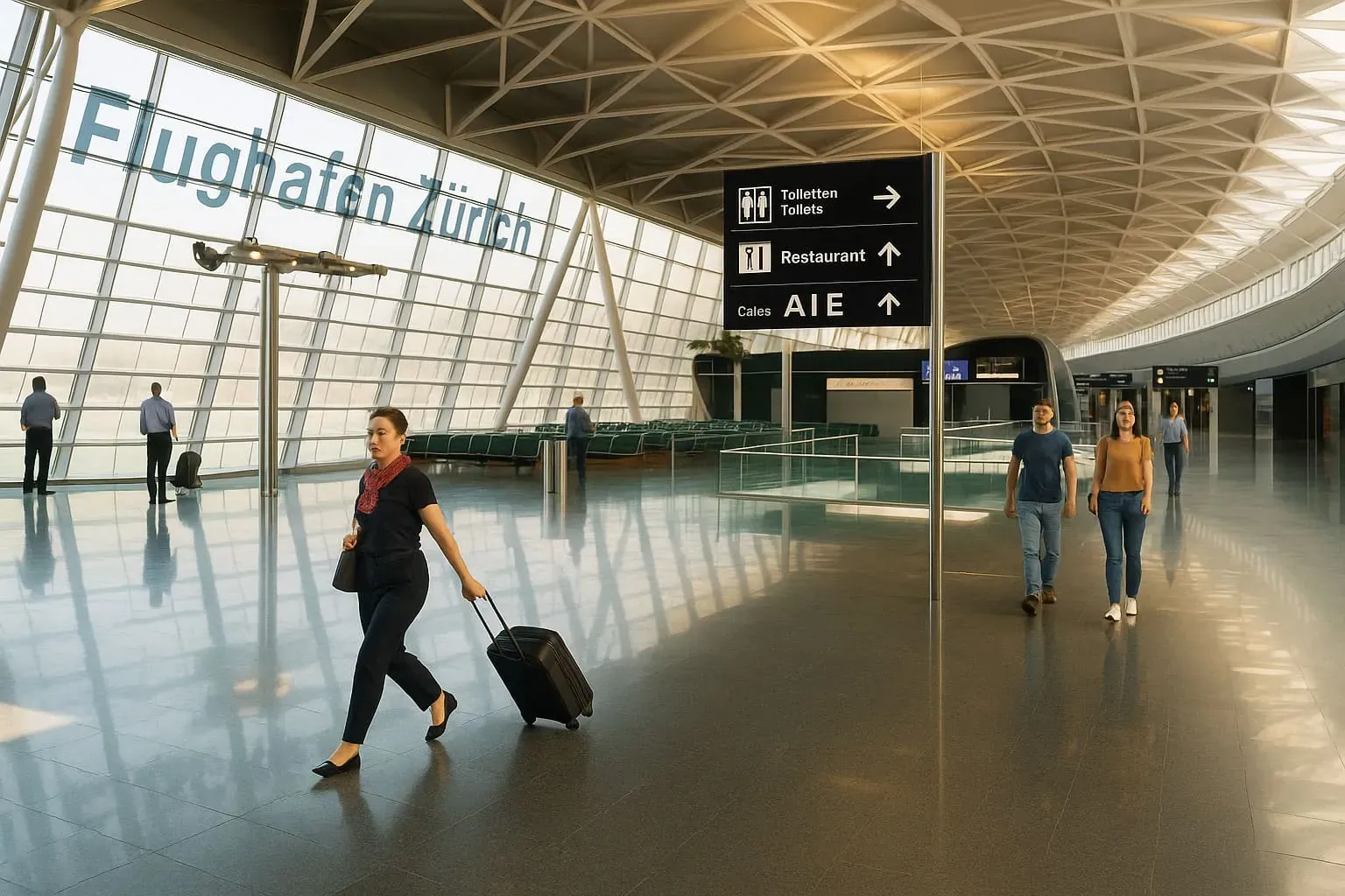 How big is zurich airport